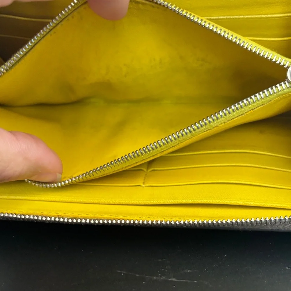 Celine Drummed Calfskin Zip Wallet - Picture 15 of 17